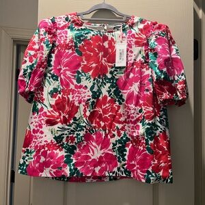 Vineyard Vines Puff Sleeve Top NWT